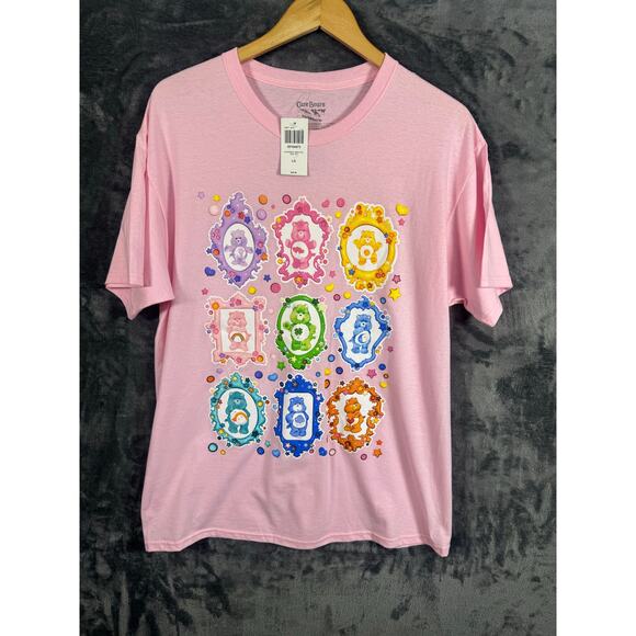 NWT Jimmy Paul x Carebears Colab T-Shirt Women’s Large Pink - Picture 1 of 7
